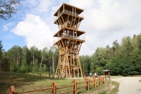 Wieża widokowa przy ścieżce geologiczno edukacyjnej Dawna Kopalnia Babina fot. K. Dziurewicz